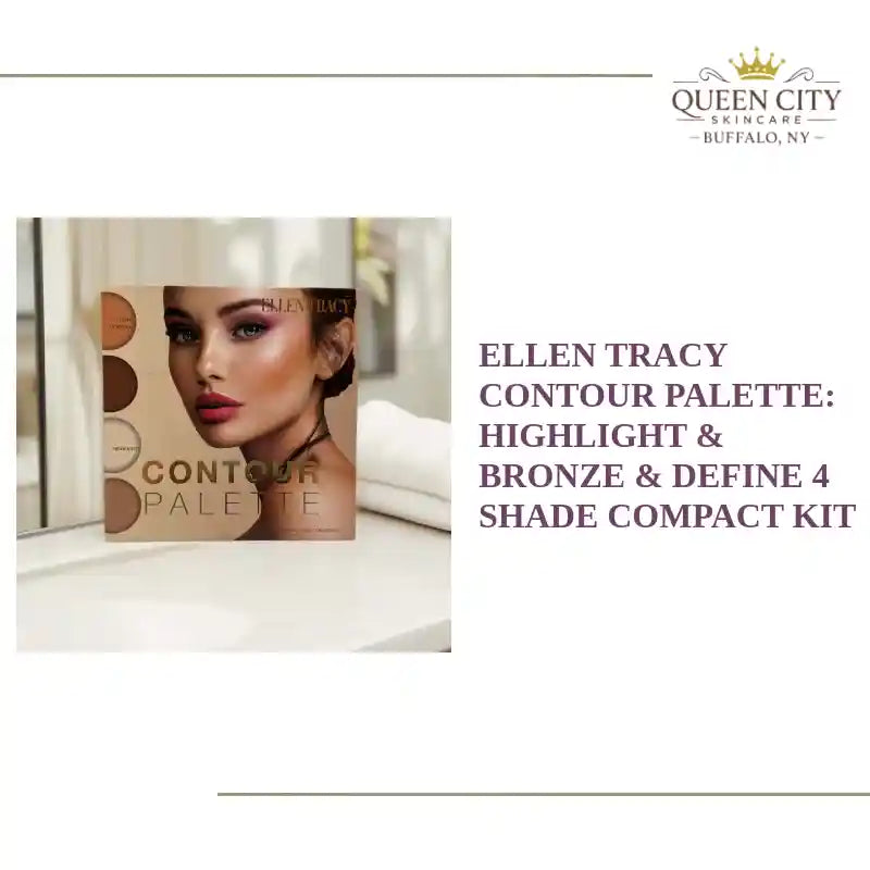 Ellen Tracy 4-shade contour palette for highlighting and bronzing.