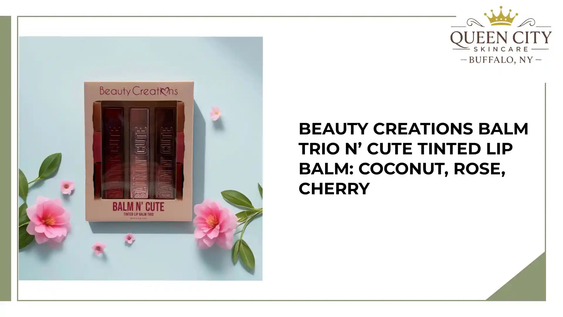 Beauty Creations Balm Trio N’ Cute Tinted Lip Balm set