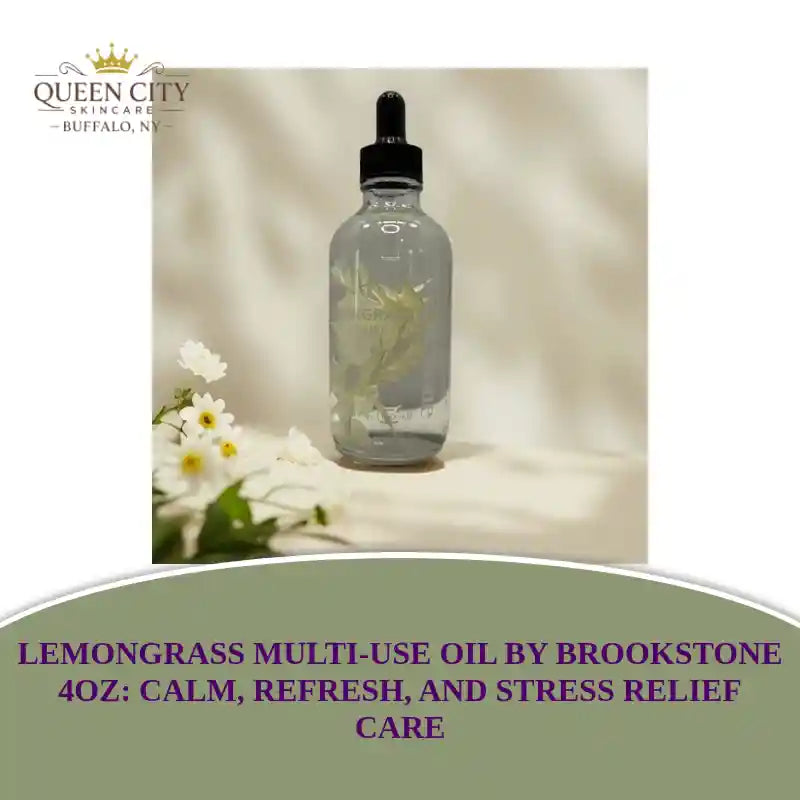 Lemongrass Multi-Use Oil by Brookstone 4oz: Calm, Refresh, and Stress Relief Care by@Outfy