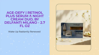 Age-Defy | Retinol Plus Serum &amp; Night Cream Duo, by Delfanti Milano - 2.7 fl oz by@Outfy