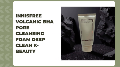 Innisfree Volcanic BHA Pore Cleansing Foam on display