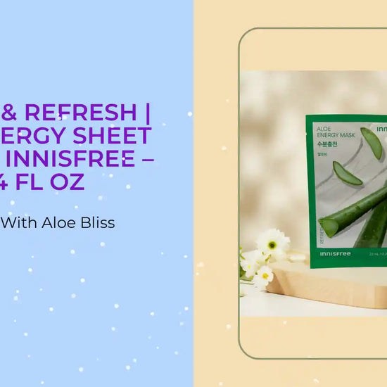 Soothe &amp; Refresh | Aloe Energy Sheet Mask by Innisfree &ndash; 0.74 fl oz by@Outfy
