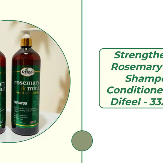 Strengthening | Rosemary &amp; Mint Shampoo &amp; Conditioner Set by Difeel - 33.8 fl oz by@Outfy