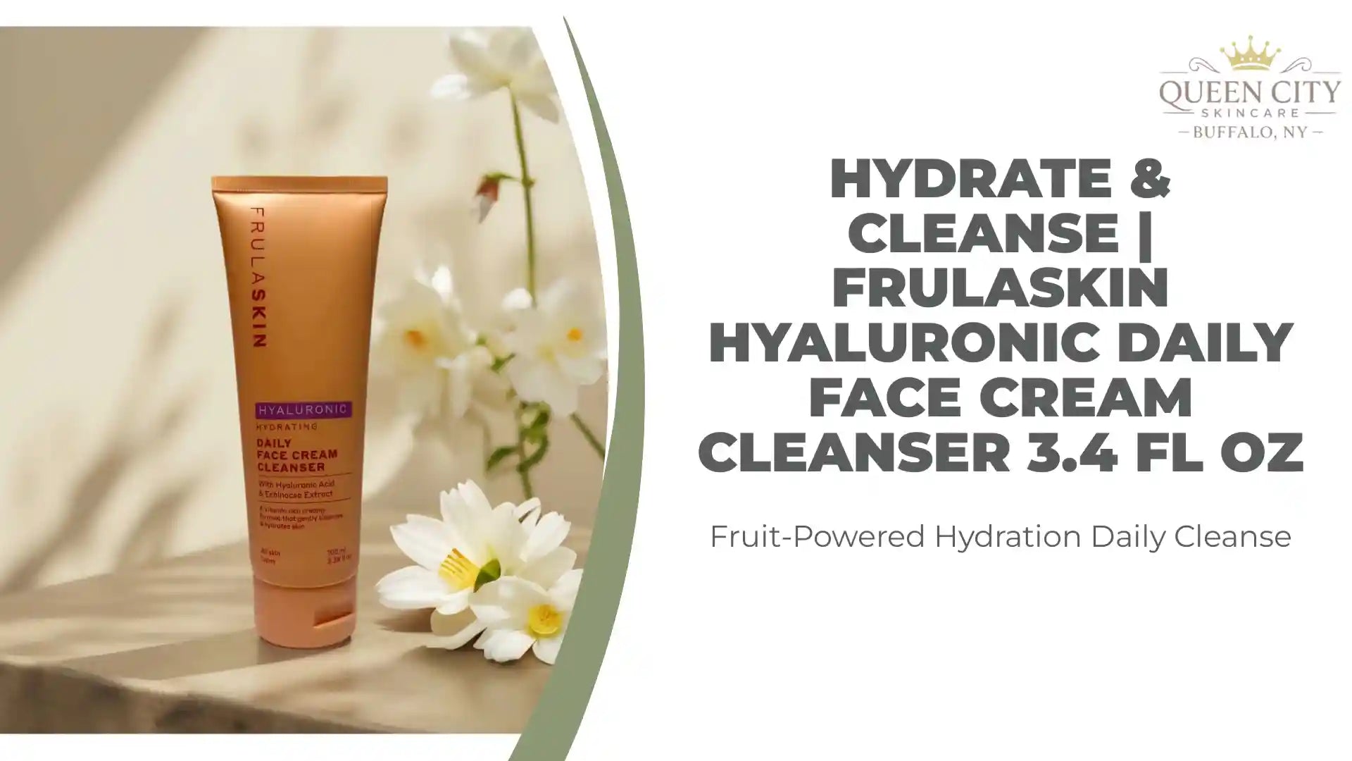 Hydrate &amp; Cleanse | FRULASKIN Hyaluronic Daily Face Cream Cleanser 3.4 fl oz by@Outfy