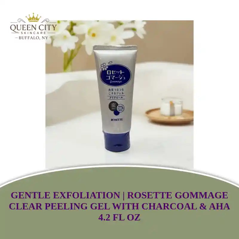 Gentle Exfoliation | Rosette Gommage Clear Peeling Gel with Charcoal &amp; AHA 4.2 fl oz by@Outfy