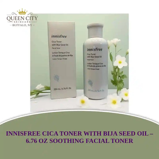 Innisfree Cica Toner with Bija Seed Oil 6.76 oz soothing skin care