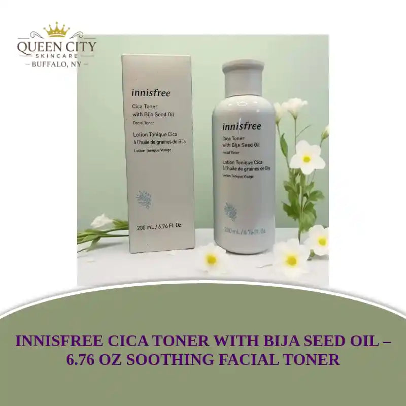 Innisfree Cica Toner with Bija Seed Oil 6.76 oz soothing skin care