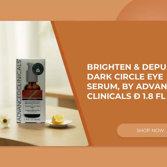 Brighten &amp; Depuff | Dark Circle Eye Serum, by Advanced Clinicals &ETH; 1.8 fl oz by@Outfy