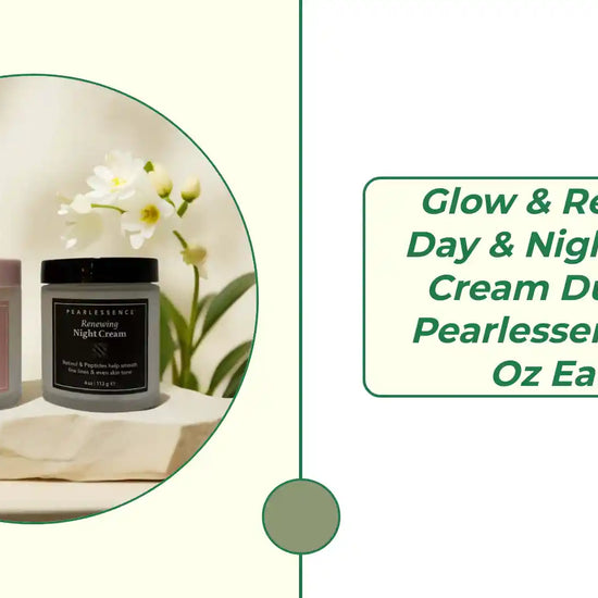 Glow &amp; Renew | Day &amp; Night Face Cream Duo, by Pearlessence &ETH; 4 oz each by@Outfy