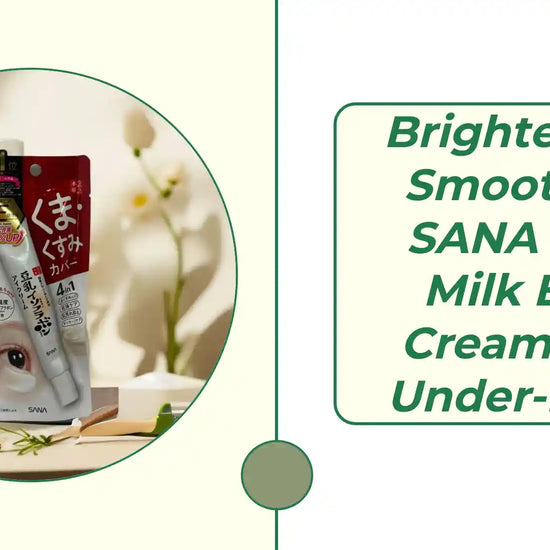 Brightens &amp; Smooths | SANA Soy Milk Eye Cream for Under-Eyes by@Outfy