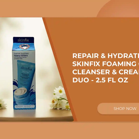 Repair &amp; Hydrate| Skinfix Foaming Oil Cleanser &amp; Cream Duo - 2.5 fl oz by@Outfy