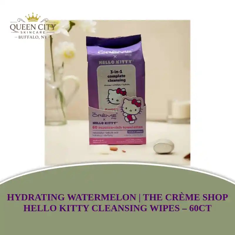 Hydrating Watermelon | The Cr&egrave;me Shop Hello Kitty Cleansing Wipes &ndash; 60ct by@Outfy