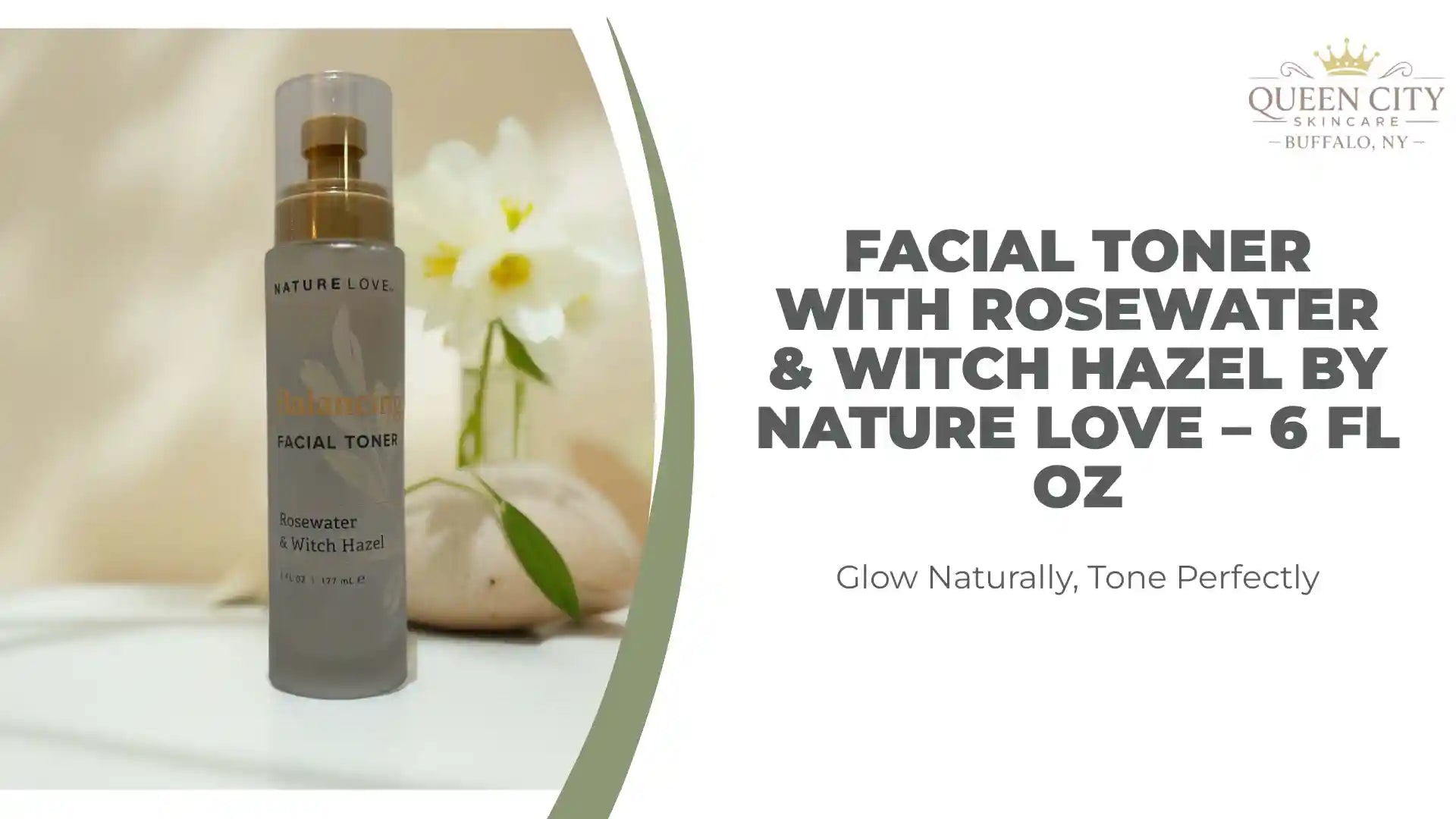 Facial Toner with Rosewater &amp; Witch Hazel by Nature Love &ndash; 6 fl oz by@Outfy