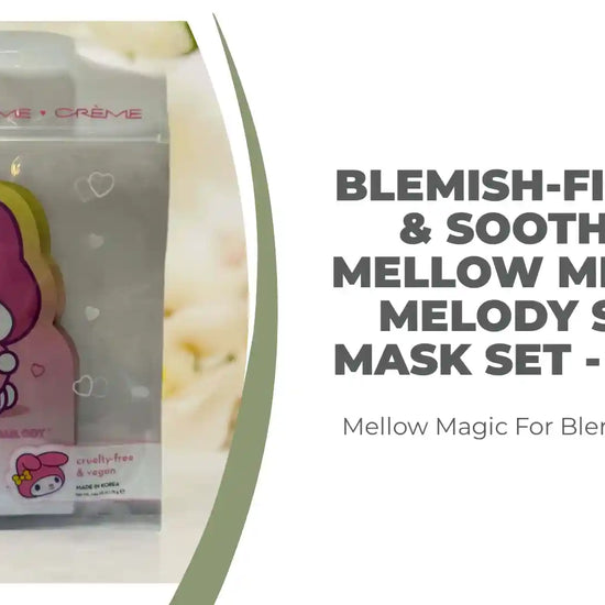Blemish-Fighting &amp; Soothing | Mellow Melo! My Melody Sheet Mask Set - 3-Pack by@Outfy