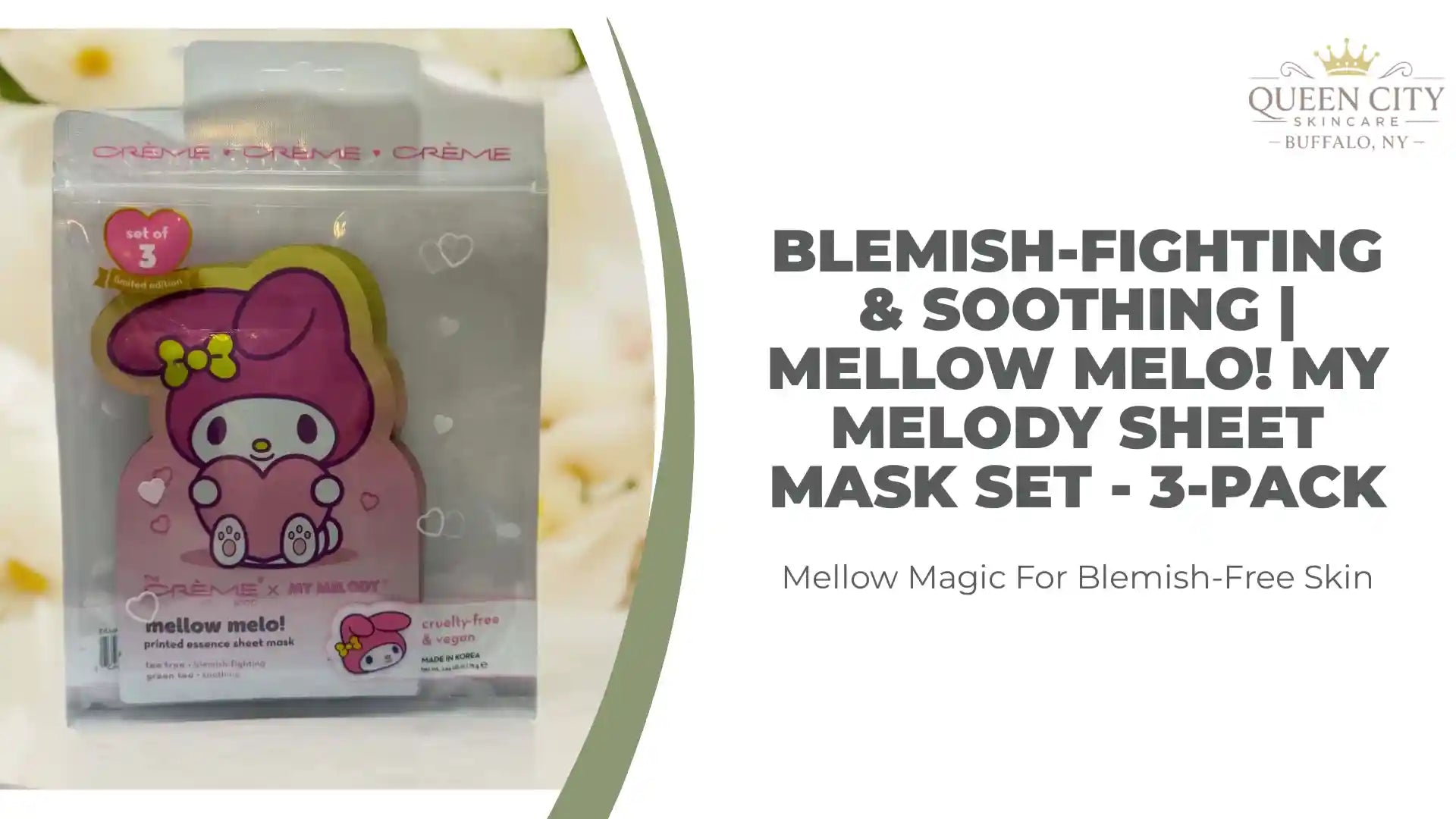 Blemish-Fighting &amp; Soothing | Mellow Melo! My Melody Sheet Mask Set - 3-Pack by@Outfy