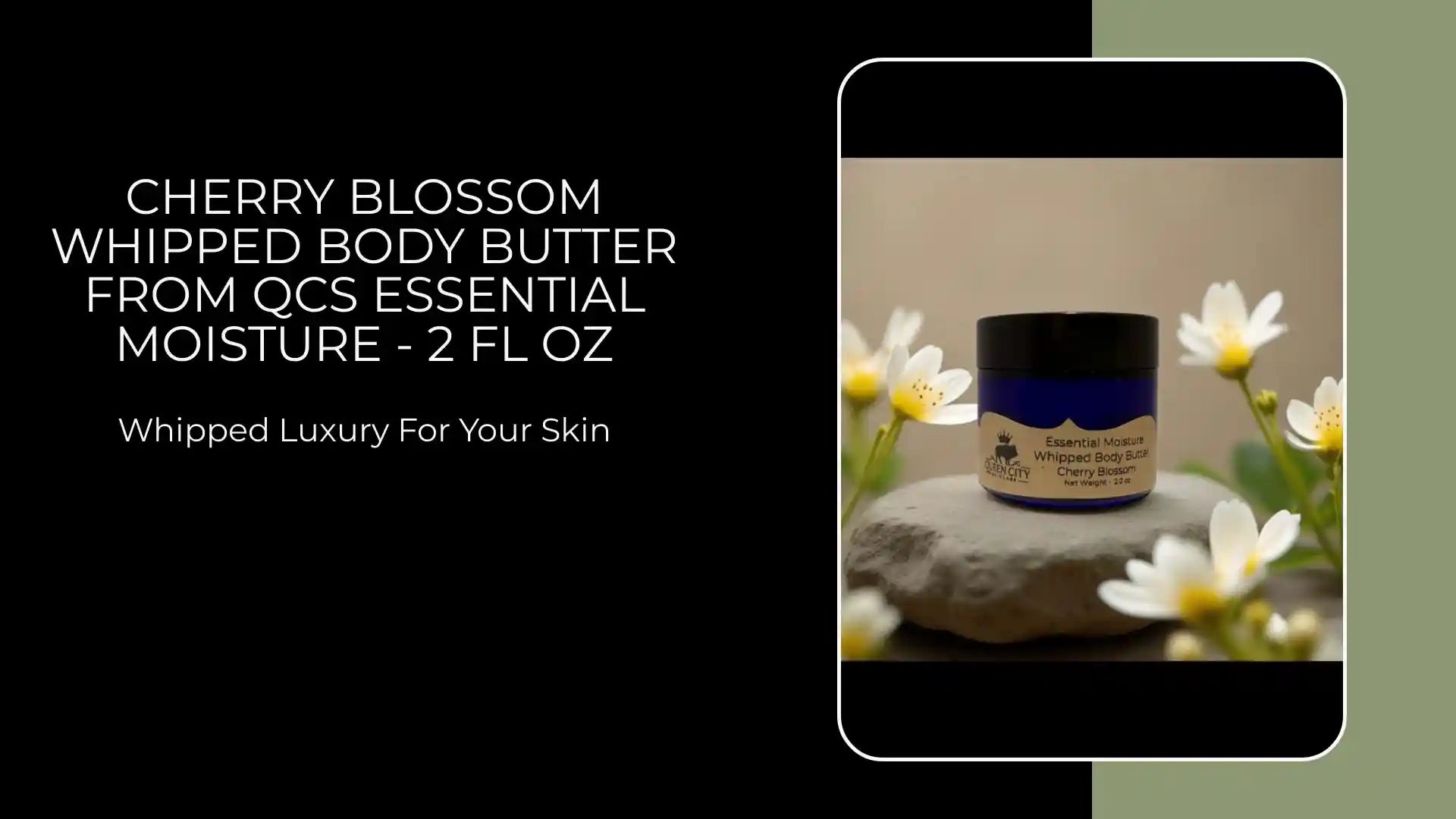 Cherry Blossom Whipped Body Butter from QCS Essential Moisture - 2 fl oz by@Outfy