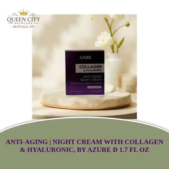 Anti-Aging | Night Cream with Collagen &amp; Hyaluronic, by Azure &ETH; 1.7 fl oz by@Outfy