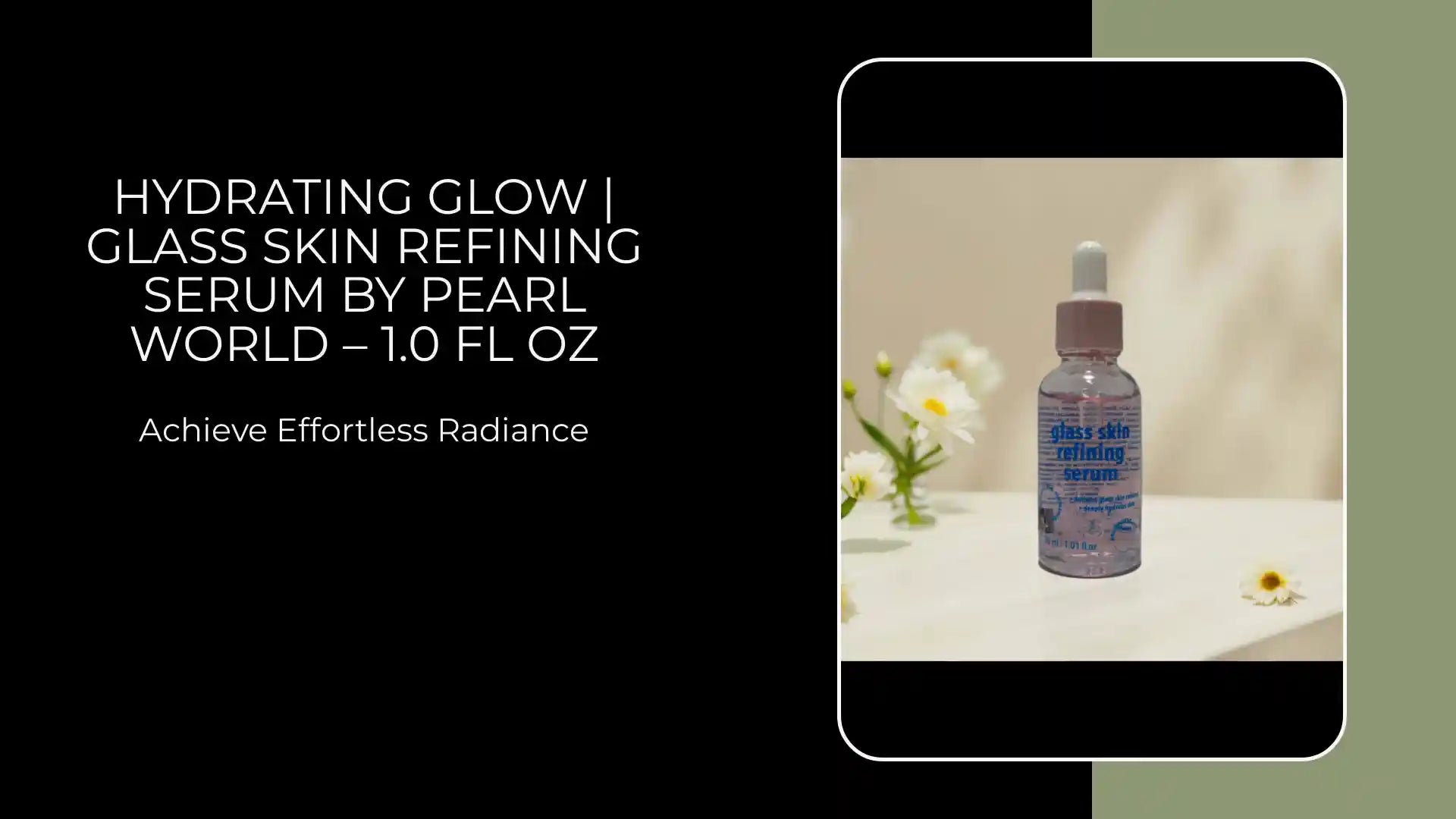 Hydrating Glow | Glass Skin Refining Serum by Pearl World &ndash; 1.0 fl oz by@Outfy