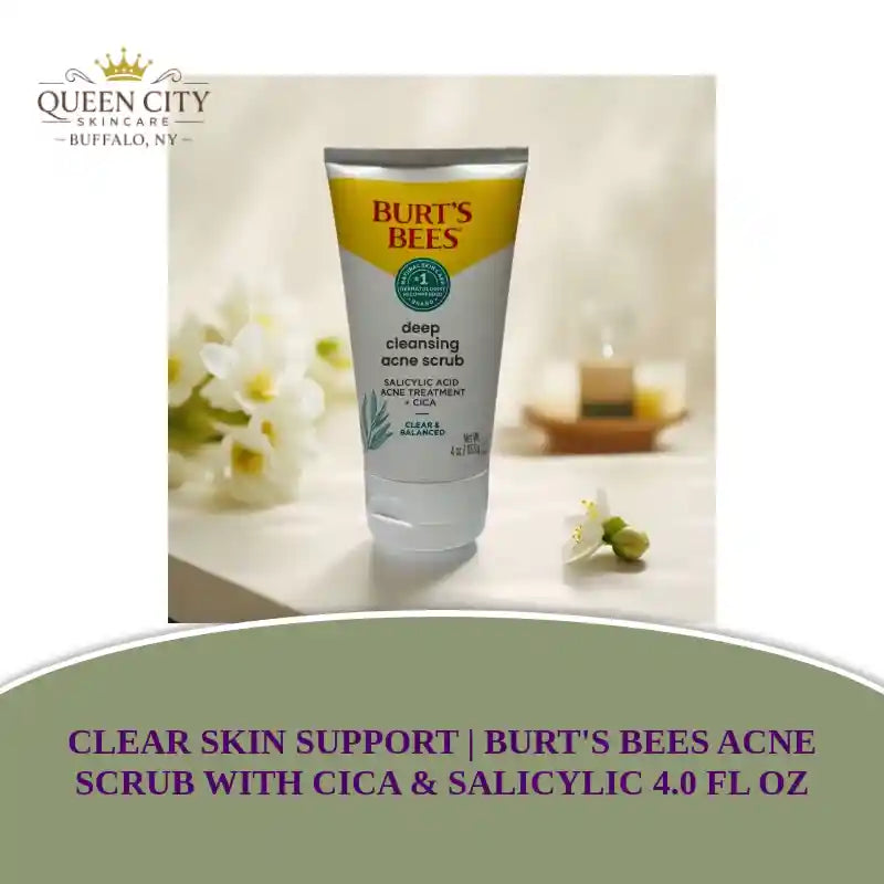 Clear Skin Support | Burt&#039;s Bees Acne Scrub with Cica &amp; Salicylic 4.0 fl oz by@Outfy