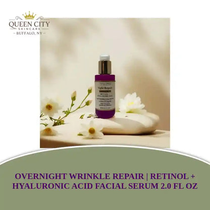 Overnight Wrinkle Repair | Retinol + Hyaluronic Acid Facial Serum 2.0 fl oz by@Outfy