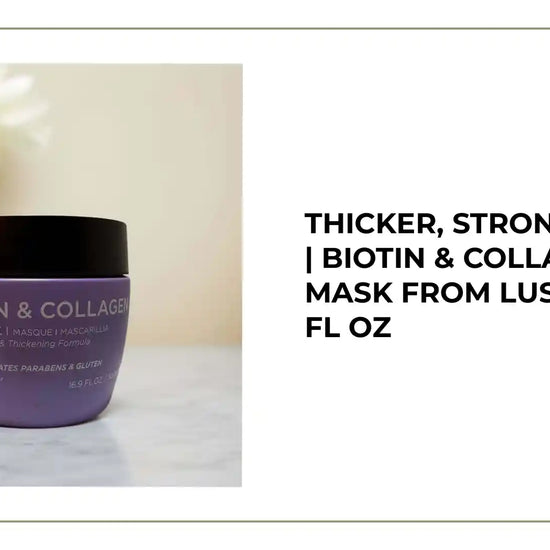 Thicker, Stronger Hair | Biotin &amp; Collagen Hair Mask from Luseta - 16.9 fl oz by@Outfy