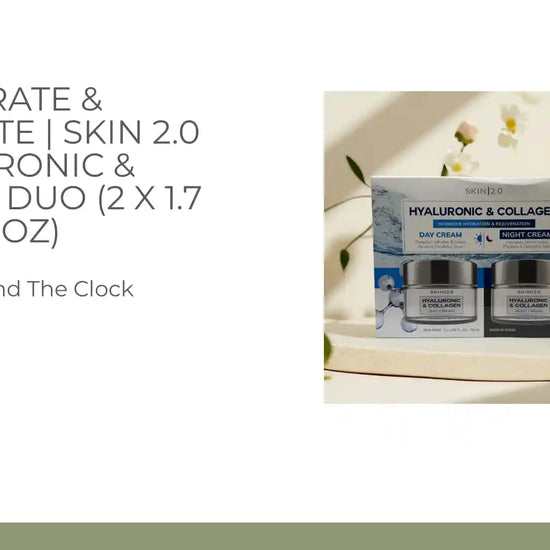 Hydrate &amp; Rejuvenate | Hyaluronic &amp; Collagen Duo by Skin Aesthetics - (2 x 1.7 fl oz) by@Outfy