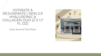 Hydrate &amp; Rejuvenate | Hyaluronic &amp; Collagen Duo by Skin Aesthetics - (2 x 1.7 fl oz) by@Outfy