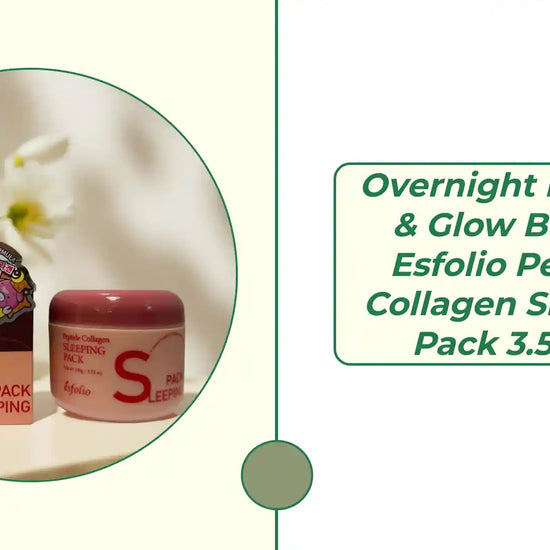 Esfolio Peptide Collagen Sleeping Pack 3.52 oz for firming