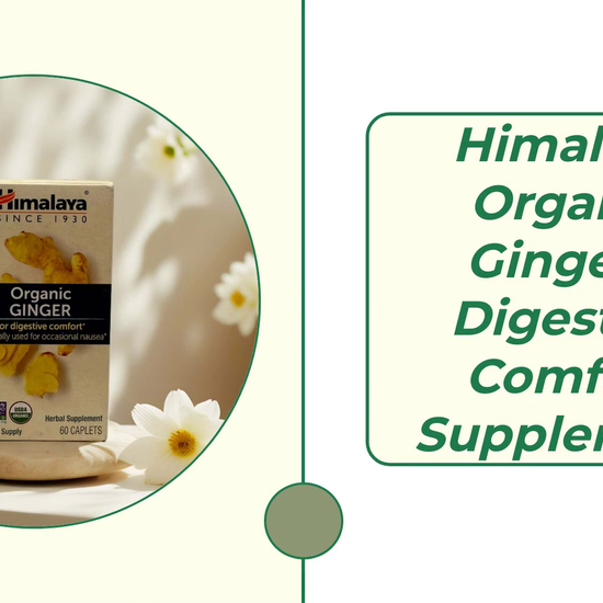 Himalaya Organic Ginger Supplement for digestive comfort support.