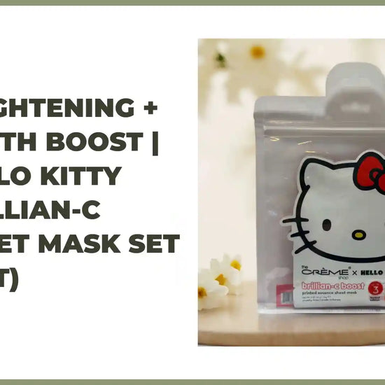 Brightening + Youth Boost | Hello Kitty Brillian-C Sheet Mask Set (3 ct) by@Outfy
