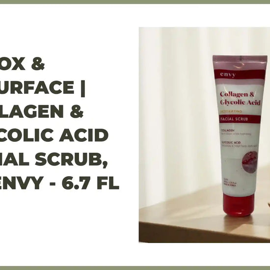 Detox &amp; Resurface | Collagen &amp; Glycolic Acid Facial Scrub, by Envy - 6.7 fl oz by@Outfy