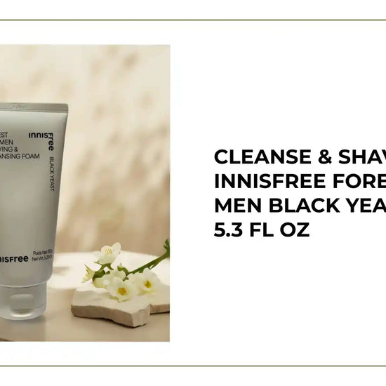 Cleanse &amp; Shave | Innisfree Forest for Men Black Yeast Foam 5.3 fl oz by@Outfy