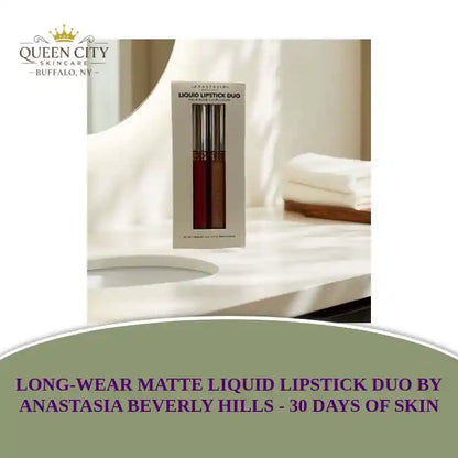 Long-Wear Matte Liquid Lipstick Duo by Anastasia Beverly Hills - 30 Days of Skin by@Outfy