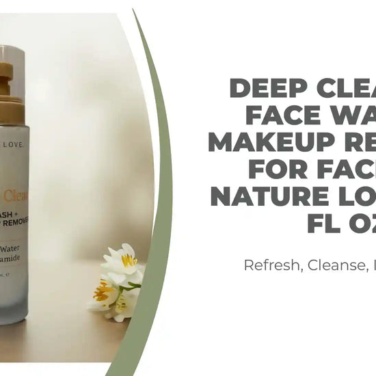 Deep Cleanse | Face Wash &amp; Makeup Remover for Face, by Nature Love - 6.0 fl oz by@Outfy