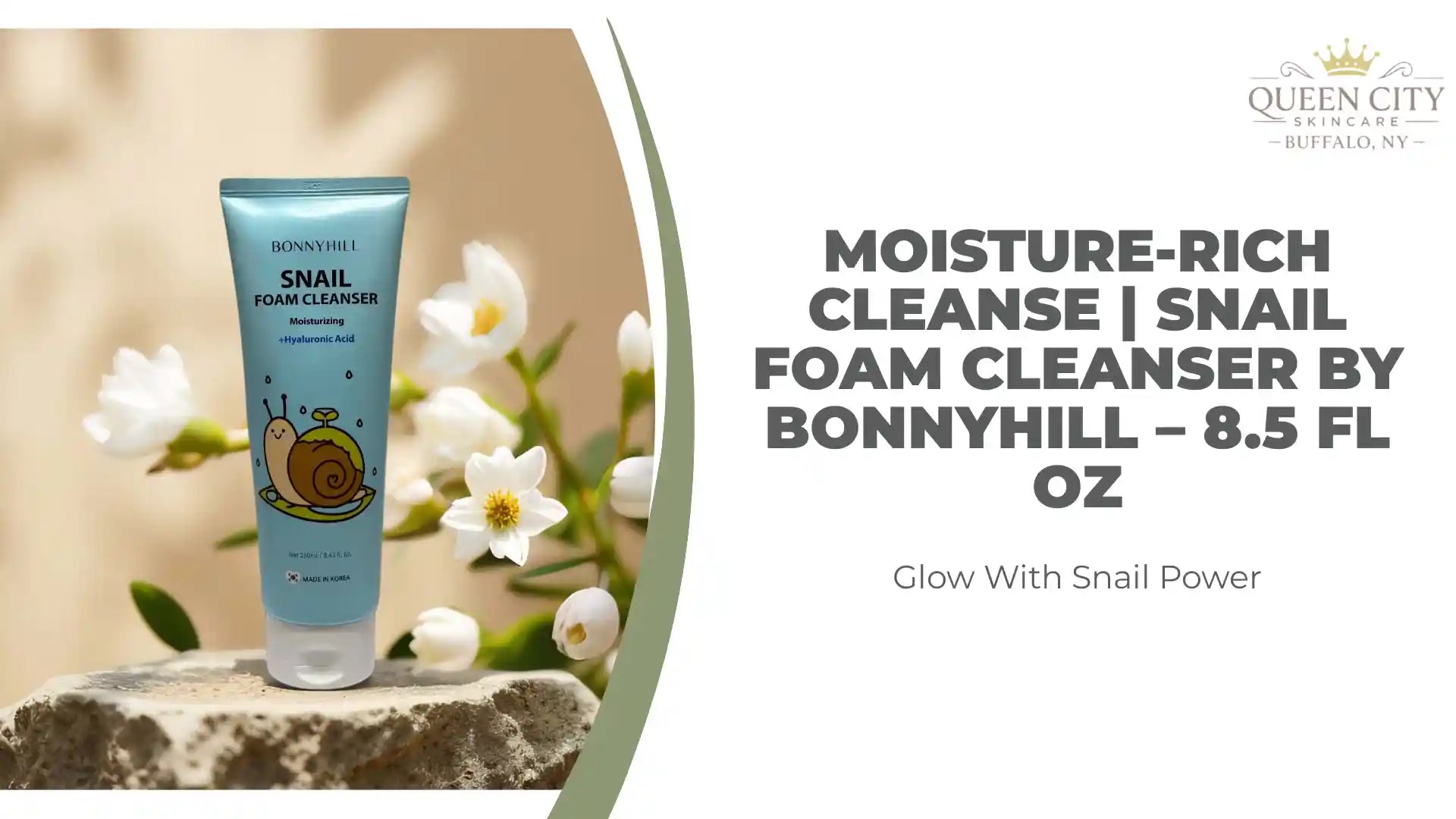 Moisture-Rich Cleanse | Snail Foam Cleanser by Bonnyhill &ndash; 8.5 fl oz by@Outfy