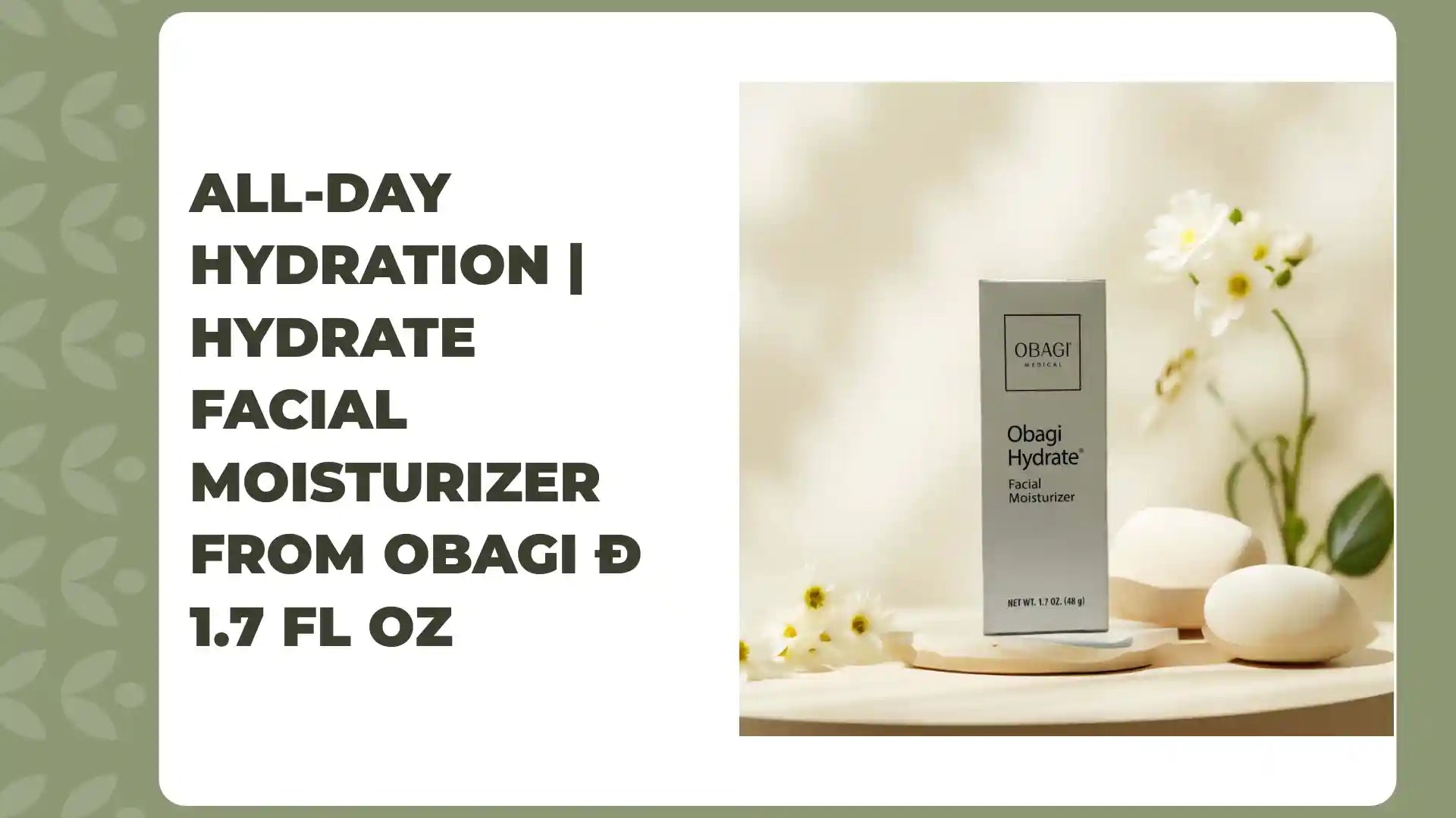 All-Day Hydration | Hydrate Facial Moisturizer from Obagi &ETH; 1.7 fl oz by@Outfy