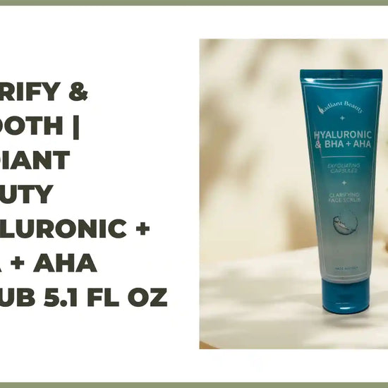 Clarify &amp; Smooth | Radiant Beauty Hyaluronic + BHA + AHA Scrub 5.1 fl oz by@Outfy