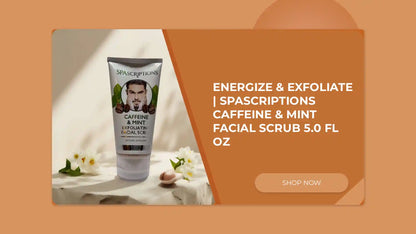 Energize &amp; Exfoliate | Spascriptions Caffeine &amp; Mint Facial Scrub 5.0 fl oz by@Outfy