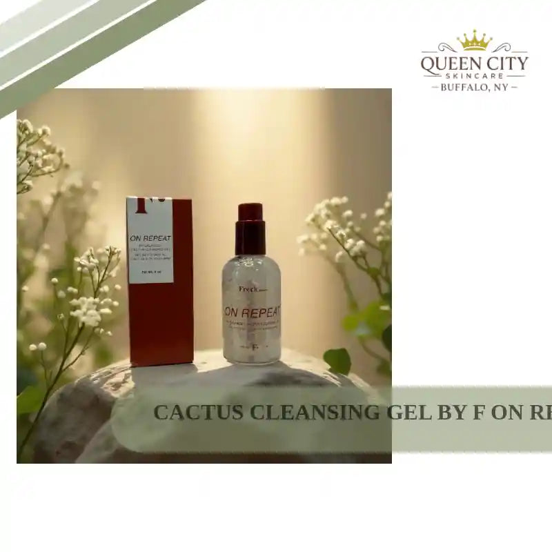 Cactus Cleansing Gel by F On Repeat, 6oz bottle and box.