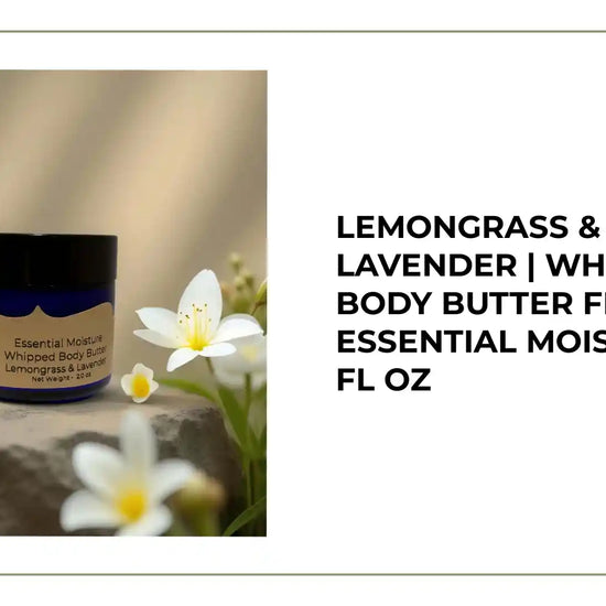 Lemongrass &amp; Lavender | Whipped Body Butter from QCS Essential Moisture - 2 fl oz by@Outfy
