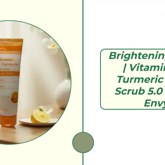 Brightening Boost | Vitamin C &amp; Turmeric Facial Scrub 5.0 fl oz - Envy by@Outfy