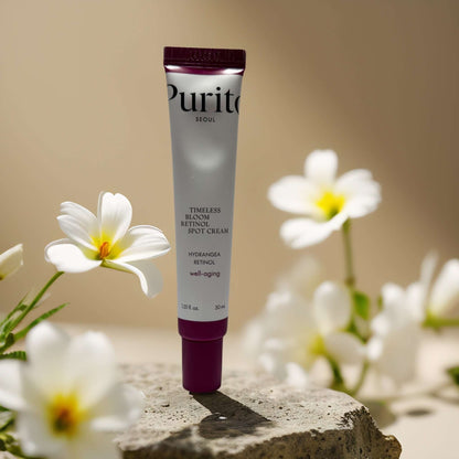 Targeted Firming & Renewal | Timeless Bloom Retinol Spot Cream by Purito – 1.01 fl oz