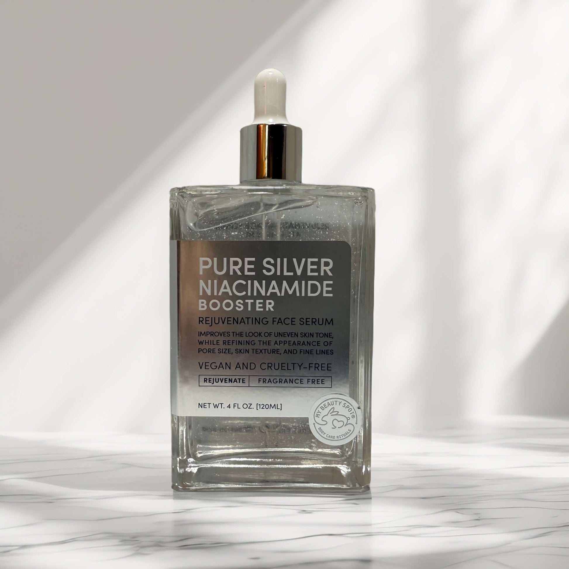 Pure Silver Niacinamide Booster rejuvenating face serum 4oz