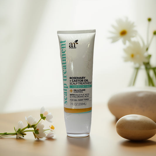 Flake Control | Rosemary & Castor Scalp Treatment, by artnaturals - 7 fl oz