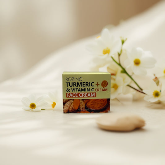 Brightening & Firming | Face Cream with Turmeric & Vit C by Rozino – 1.8 fl oz