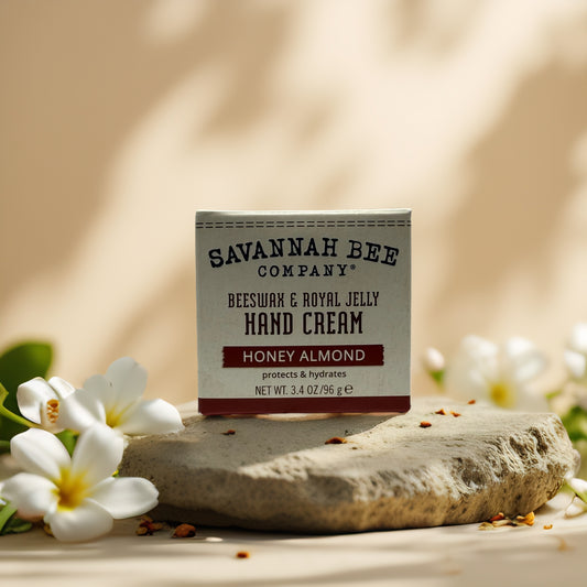 Protect & Hydrate | Honey Almond Hand Cream by Savannah Bee – 3.4 oz