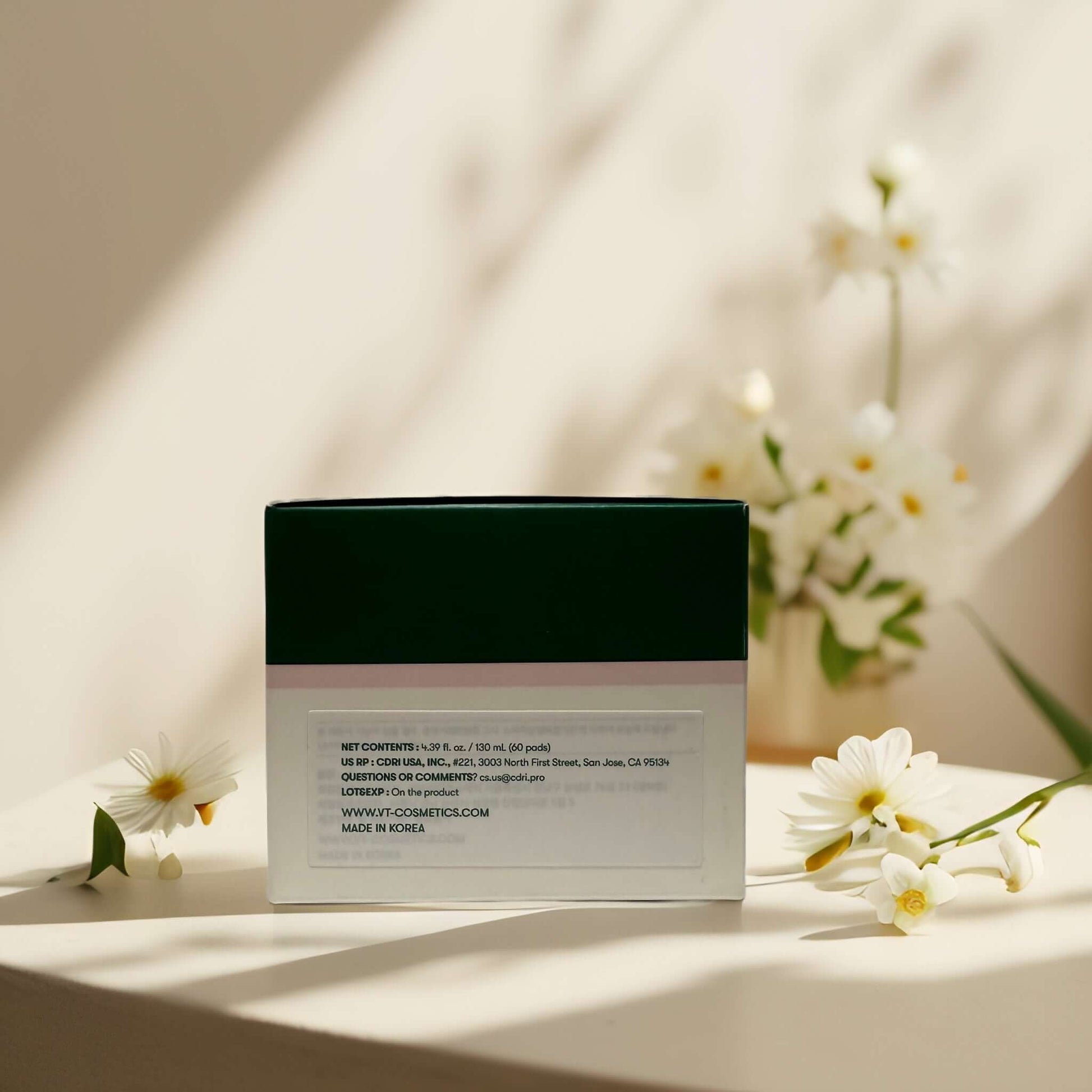 Soothe & Sweep VT Cica Mild Toner Pad packaging with details.