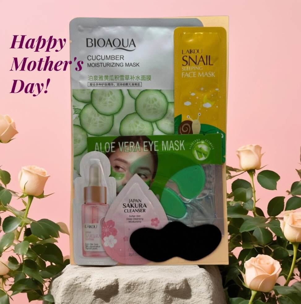 Cucumber and aloe vera face masks for calming skincare ritual.