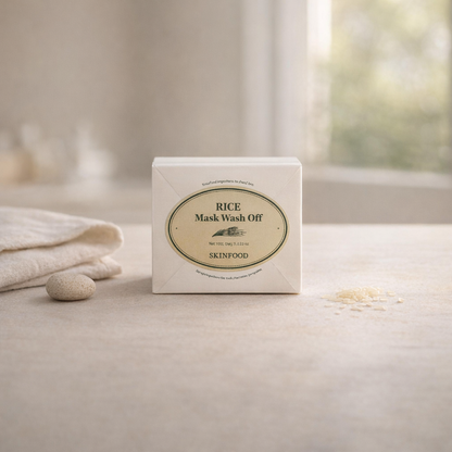 Brightening | Rice Mask Wash Off by SKINFOOD – 4.23 fl oz