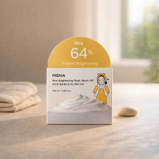 Brightening | Rice Brightening Mask Wash Off by MIDHA – 3.38 fl oz